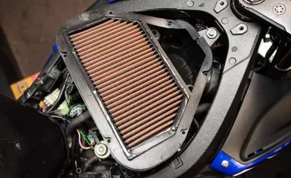 Inspecting the Air Filter motorcycle
