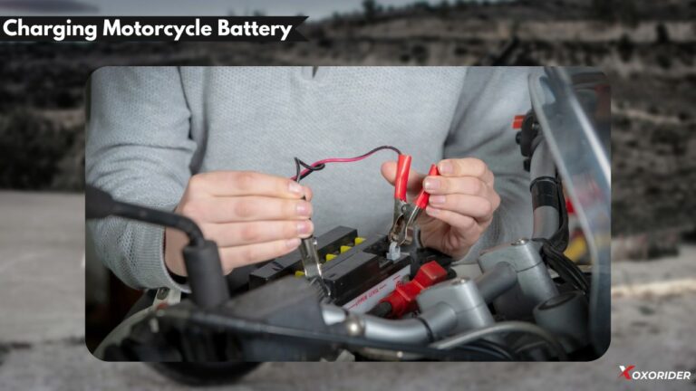 Cover Charging Motorcycle Battery