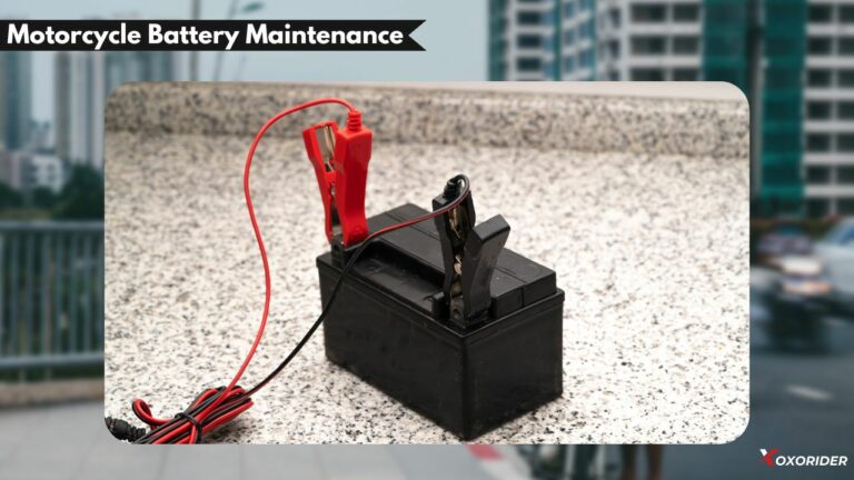 Cover Motorcycle Battery Maintenance