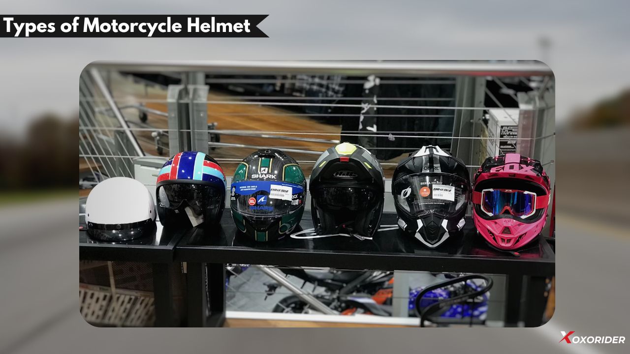 Cover Types of Motorcycle Helmet