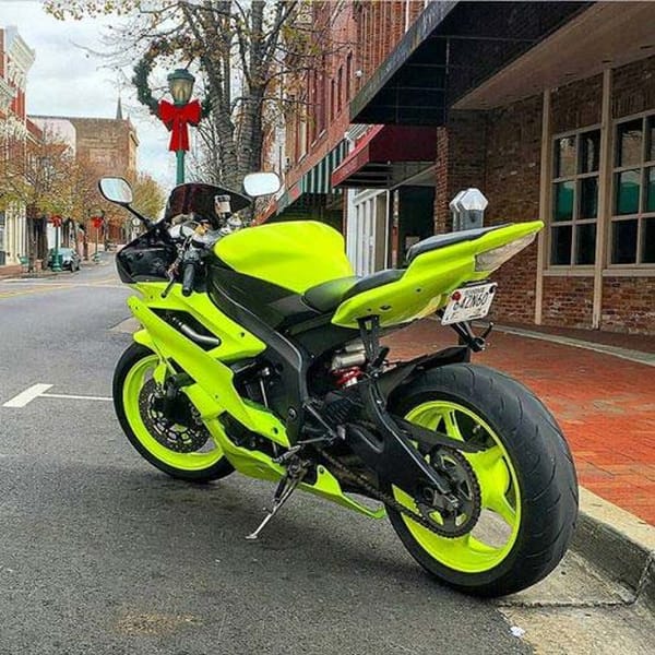 Fluorescent Colors motorcycle