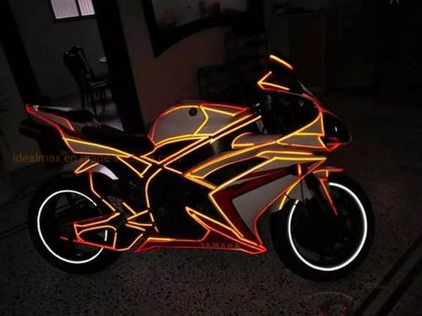 Reflective Materials motorcycle